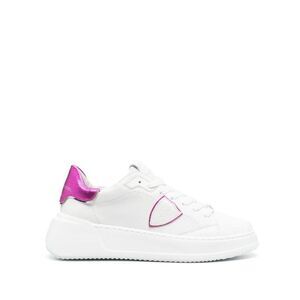 PHILIPPE MODEL PARIS Women's Sneakers Women METAL BLANC/FUCSIA